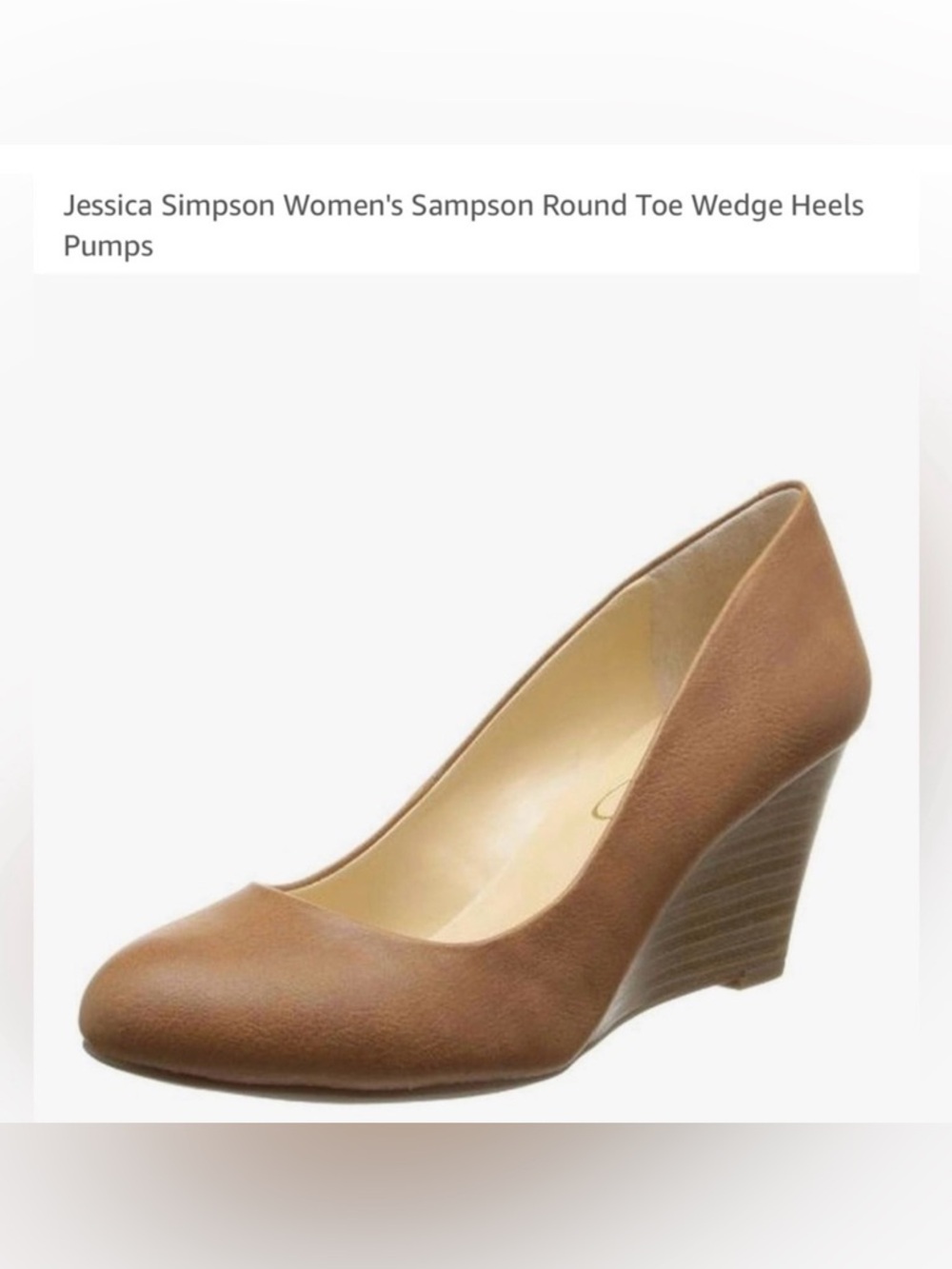 Jessica Simpson Sampson Round Toe Wedge Heels Lot of 3 Pairs Black Brown Tan - Picture 11 of 12